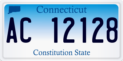 CT license plate AC12128