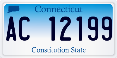 CT license plate AC12199