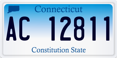 CT license plate AC12811