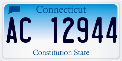 CT license plate AC12944