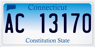 CT license plate AC13170