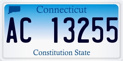 CT license plate AC13255