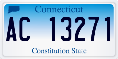 CT license plate AC13271