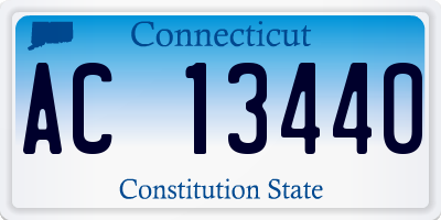 CT license plate AC13440