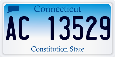 CT license plate AC13529