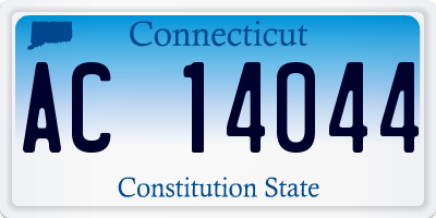 CT license plate AC14044