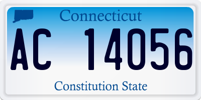 CT license plate AC14056