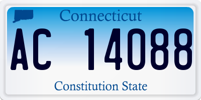 CT license plate AC14088