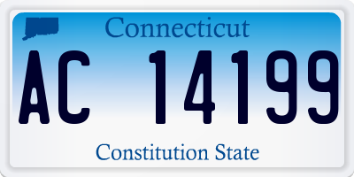 CT license plate AC14199