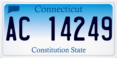 CT license plate AC14249