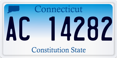 CT license plate AC14282