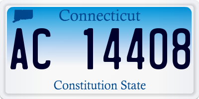 CT license plate AC14408