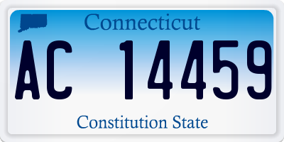 CT license plate AC14459