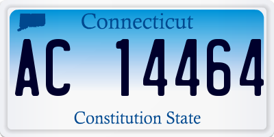 CT license plate AC14464