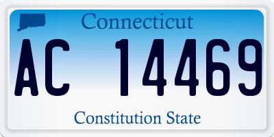 CT license plate AC14469