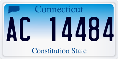 CT license plate AC14484