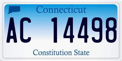 CT license plate AC14498