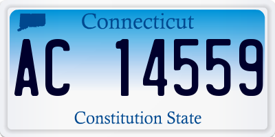 CT license plate AC14559