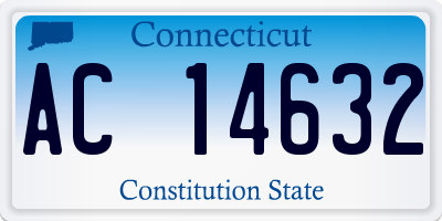 CT license plate AC14632