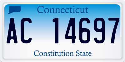 CT license plate AC14697