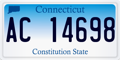 CT license plate AC14698