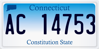 CT license plate AC14753