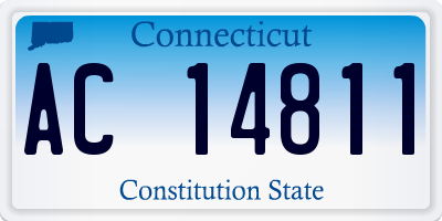 CT license plate AC14811