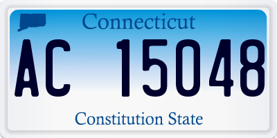CT license plate AC15048