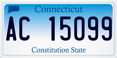 CT license plate AC15099