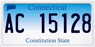 CT license plate AC15128