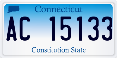 CT license plate AC15133