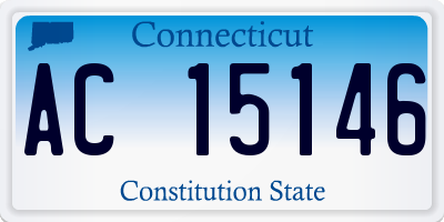 CT license plate AC15146