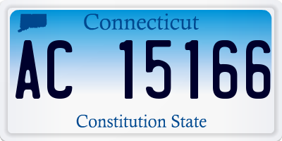 CT license plate AC15166