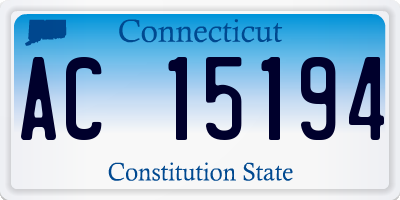 CT license plate AC15194