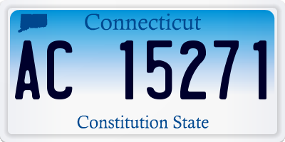 CT license plate AC15271