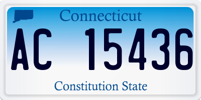 CT license plate AC15436