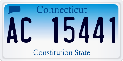 CT license plate AC15441