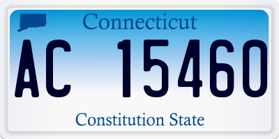 CT license plate AC15460