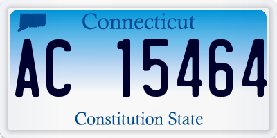 CT license plate AC15464