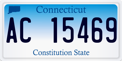 CT license plate AC15469
