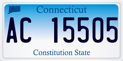 CT license plate AC15505