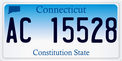CT license plate AC15528