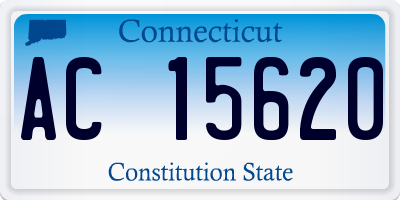 CT license plate AC15620