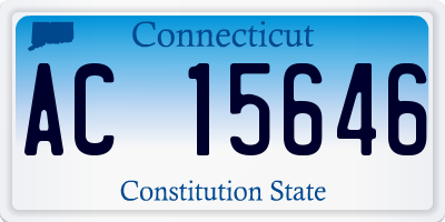 CT license plate AC15646