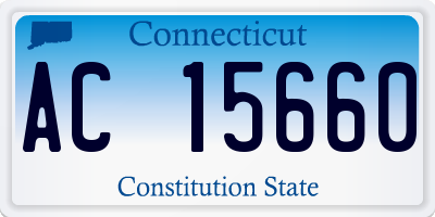 CT license plate AC15660