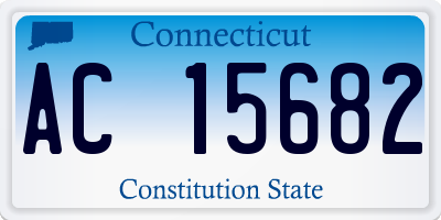 CT license plate AC15682