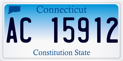 CT license plate AC15912