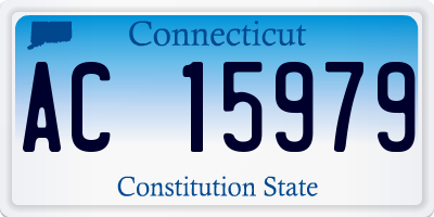 CT license plate AC15979