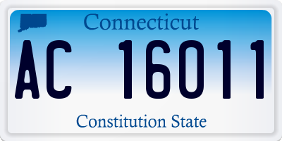 CT license plate AC16011