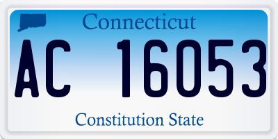 CT license plate AC16053